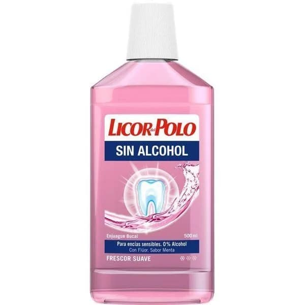 Enjuague bucal 0% alcohol LICOR DEL POLO, botella 500 ml - 1 ud - Imagen del producto en Findit