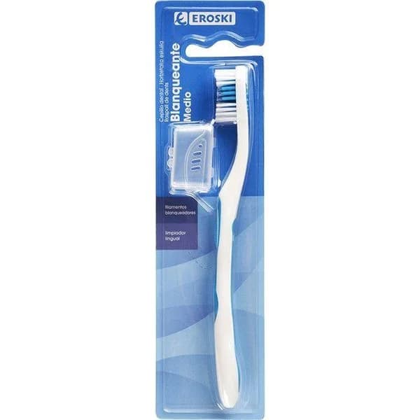 Cepillo blanqueante EROSKI, pack 1 ud - 1 ud - Imagen del producto en Findit