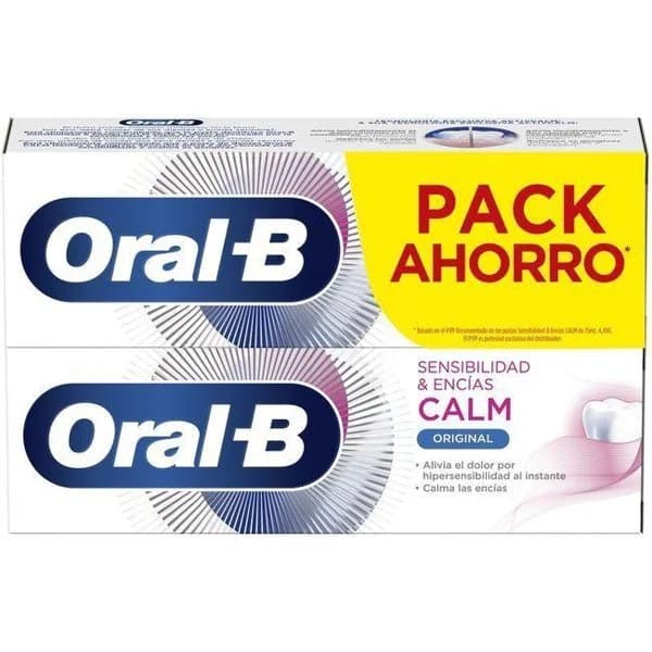 Dentífrico original ORAL-B SENSIBILIDAD&ENCÍAS, pack 2x75 ml - 1 ud - Imagen del producto en Findit