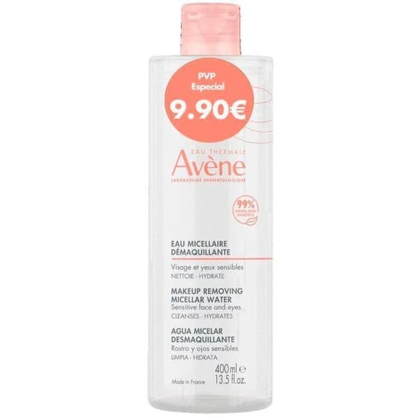 Agua micelar desmaquillante AVËNE, bote 400 ml - 1 ud - Imagen del producto en Findit