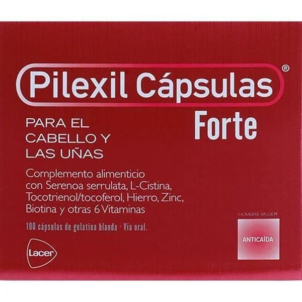 Cápsulas anticaídas forte PILEXIL, caja 100 unid. - 1 ud - Imagen del producto en Findit