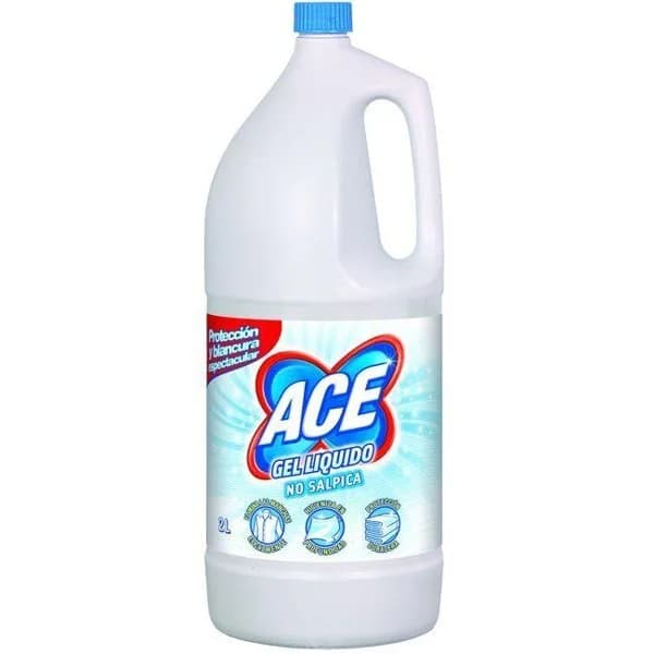 Lejía para lavadora densa ACE Protección, garrafa 2 litros - 1 ud - Imagen del producto en Findit