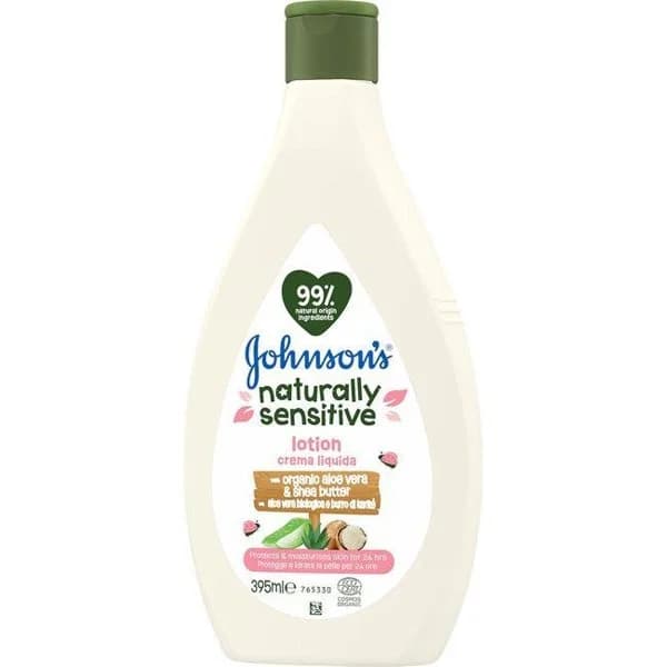 Loción infantil JOHNSON¿S NATURALLY SENSITIVE, bote 395 ml - 1 ud - Imagen del producto en Findit