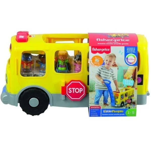 Autobús escolar grande, luces y canciones edad rec: +5 años FISHER PRICE - 1 ud - Imagen del producto en Findit