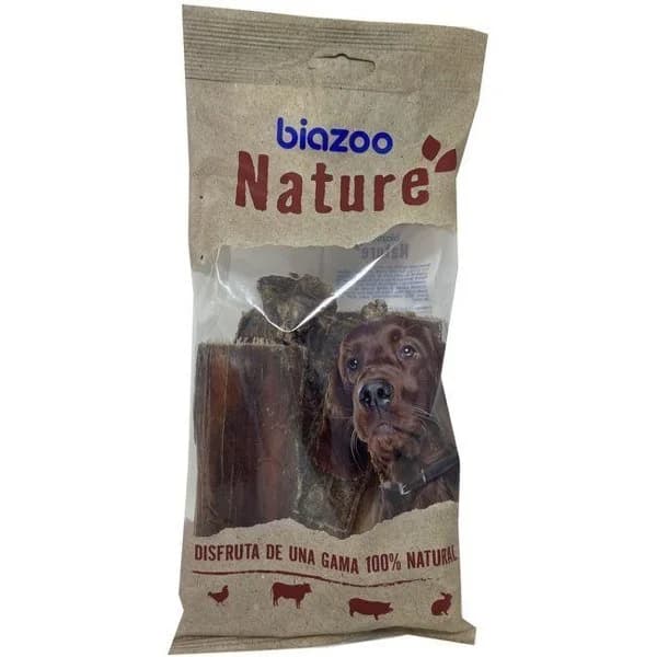 Snack piel vacuno 15 cm pra perro BIOZOO, 1 ud - 1 ud - Imagen del producto en Findit