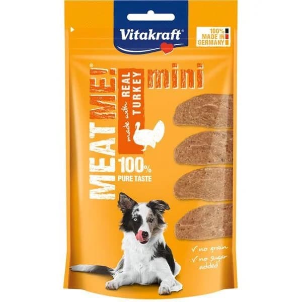 Snack de pavo meatme para perro mini VITAKRAFT, bolsa 60 g - 1 ud - Imagen del producto en Findit