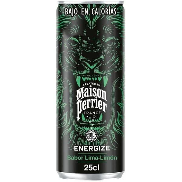Bebida energética lima-limón MAISON PERRIER, lata 25 cl - 1 ud - Imagen del producto en Findit