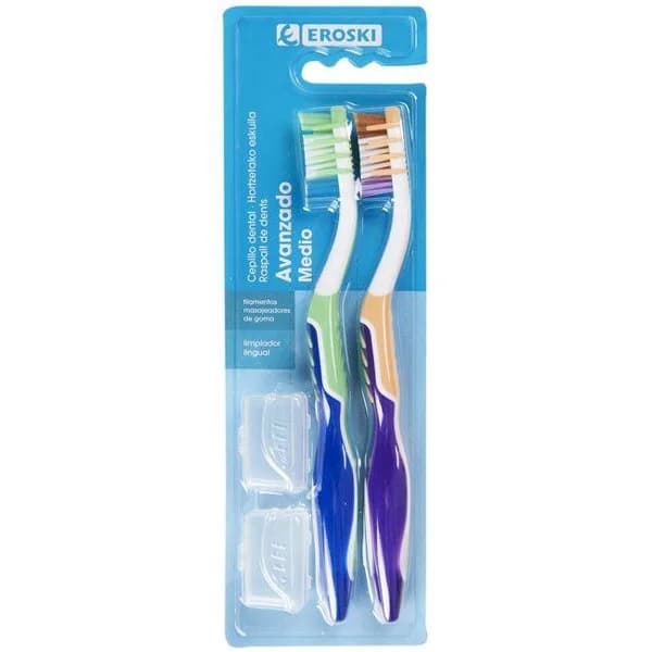 Cepillo avanzado EROSKI, pack 2 uds - 1 ud - Imagen del producto en Findit