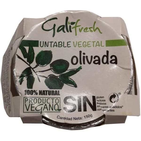 Untable de olivada GALIFRESH, tarrina 150 g - 1 ud - Imagen del producto en Findit