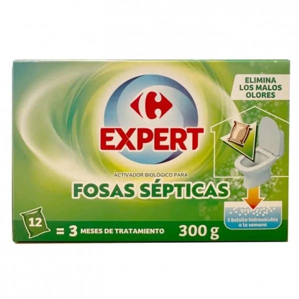 Activador biológico para fosas sépticas Carrefour Expert 300 g. - 0.3 kg - Imagen del producto en Findit