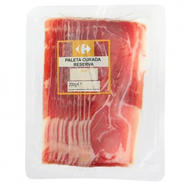 Paleta curada reserva en lonchas Carrefour 200 g - 1 ud - Imagen del producto en Findit
