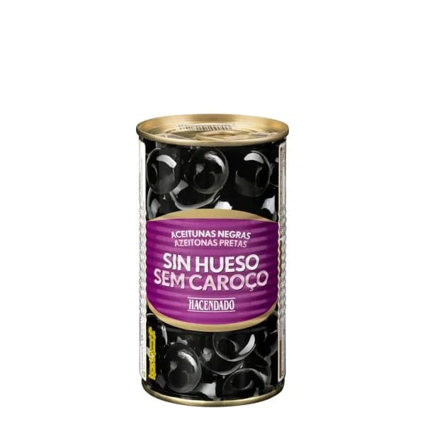 Aceitunas negras sin hueso Hacendado - 0.15 kg - Imagen del producto en Findit