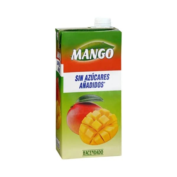 Bebida de mango Hacendado sin azúcares añadidos - 1 l - Imagen del producto en Findit