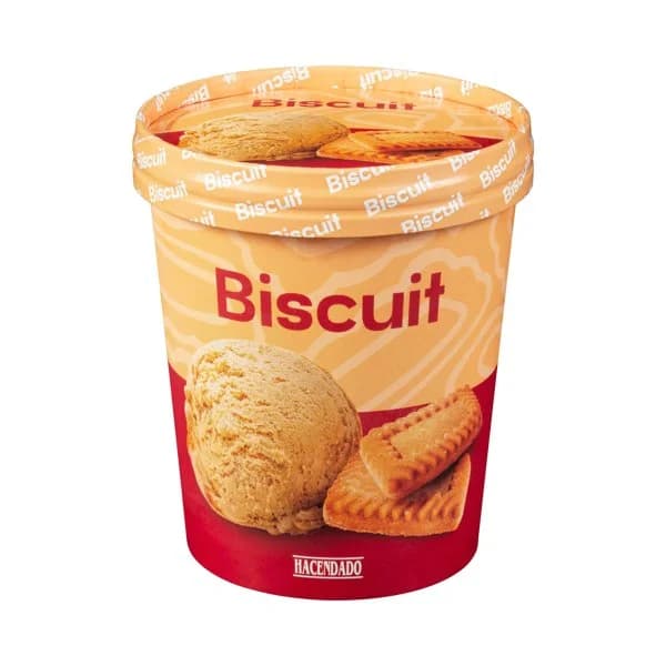 Helado Biscuit Hacendado sabor galleta caramelizada - 0.5 l - Imagen del producto en Findit