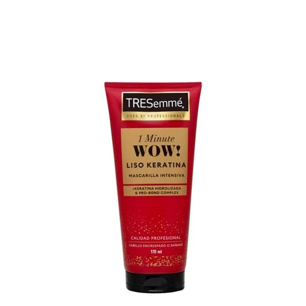 Mascarilla intensiva Liso Keratina 1 Minute Wow! TRESemmé cabello encrespado o dañado - 0.17 l - Imagen del producto en Findit