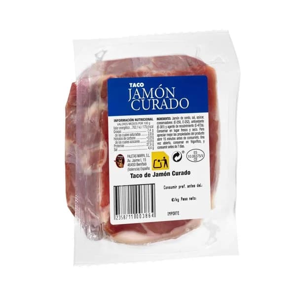 Taco jamón curado - 0.22 kg - Imagen del producto en Findit