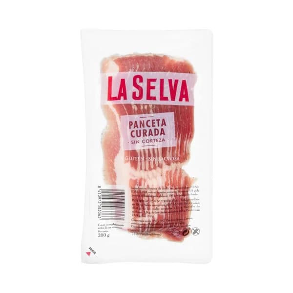 Panceta curada sin corteza La Selva lonchas - 0.2 kg - Imagen del producto en Findit
