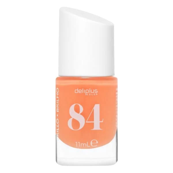 Laca de uñas alto brillo Deliplus 84 naranja - 1 ud - Imagen del producto en Findit