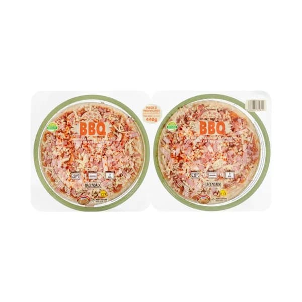 Pizza barbacoa Hacendado - 0.44 kg - Imagen del producto en Findit
