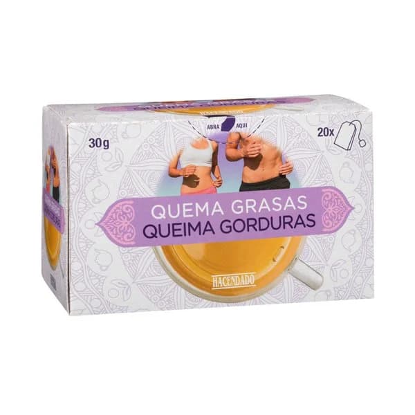 Infusión quema grasas Hacendado - 0.03 kg - Imagen del producto en Findit