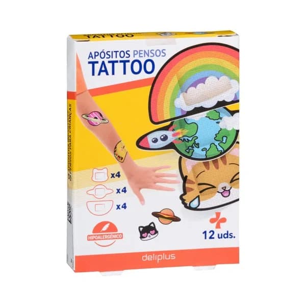 Apósitos infantiles Tattoo Deliplus - 11.93 ud - Imagen del producto en Findit