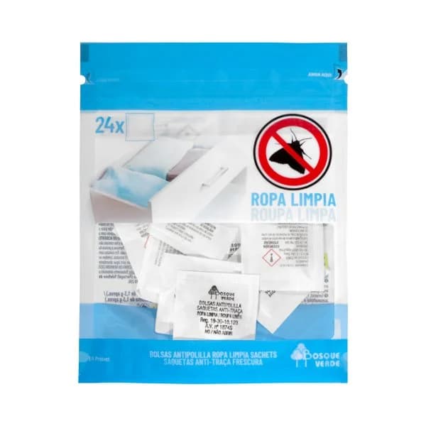 Bolsitas antipolillas Ropa Limpia Bosque Verde - 23.85 ud - Imagen del producto en Findit