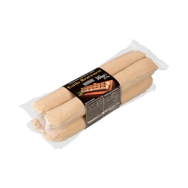Salchichas cocidas de cerdo estilo Bratwurst Hacendado - 0.35 kg - Imagen del producto en Findit