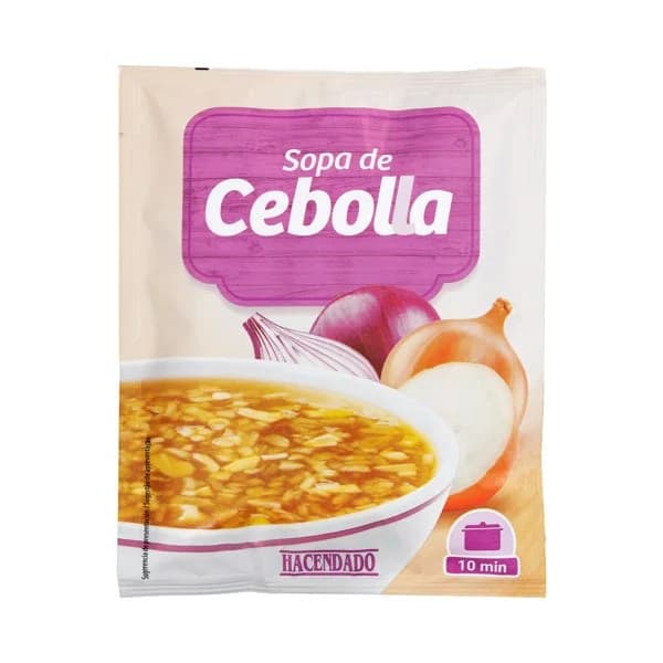 Sopa de cebolla Hacendado - 0.04 kg - Imagen del producto en Findit