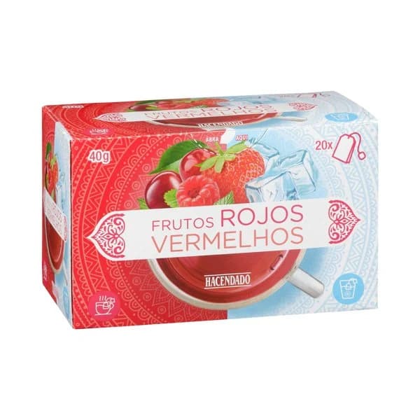 Infusión frutos rojos Hacendado - 0.04 kg - Imagen del producto en Findit