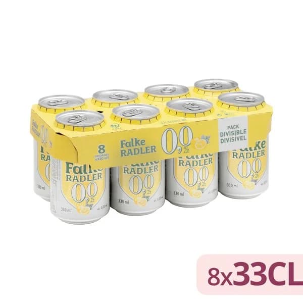 Cerveza Radler Falke 0 0% sin alcohol - 2.64 l - Imagen del producto en Findit