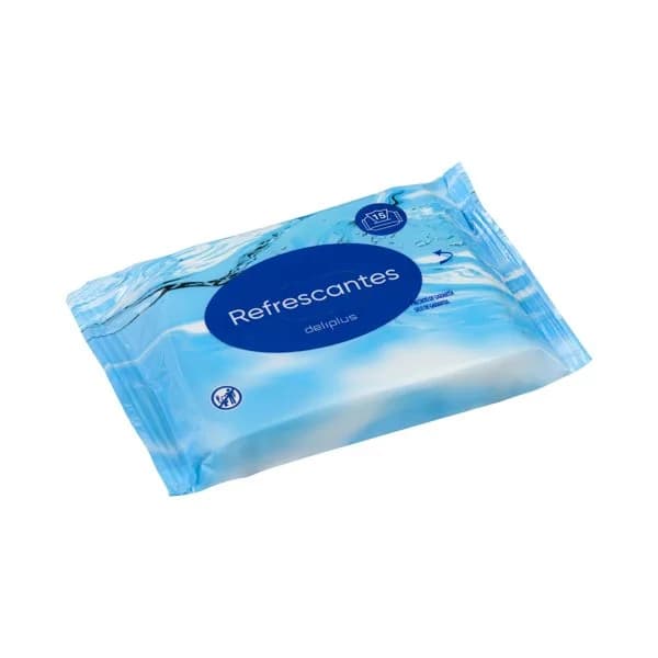Toallitas refrescantes Deliplus - 15 ud - Imagen del producto en Findit