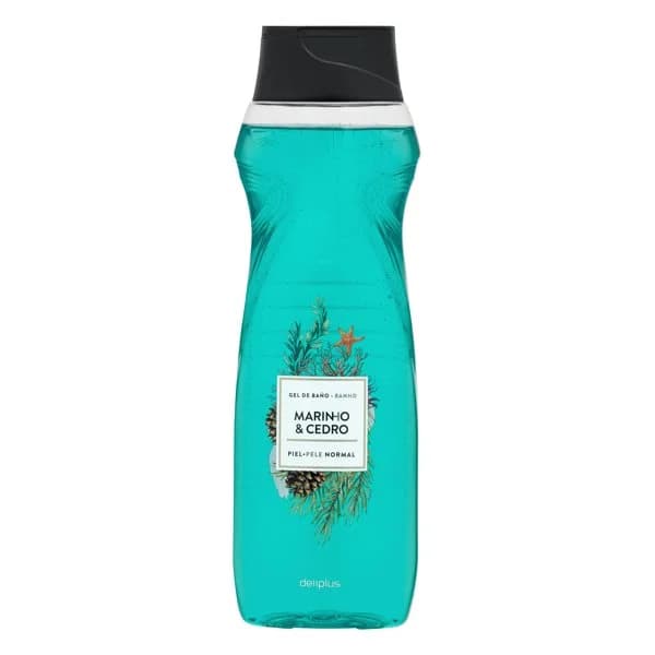 Gel de baño marino y cedro Deliplus piel normal - 0.75 l - Imagen del producto en Findit