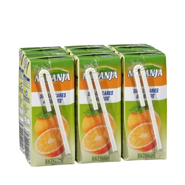 Bebida de naranja Hacendado sin azúcares añadidos - 1.2 l - Imagen del producto en Findit
