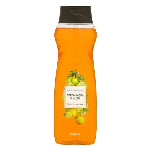 Gel de baño bergamota y yuzu Deliplus piel normal - 1 ud - Imagen del producto en Findit