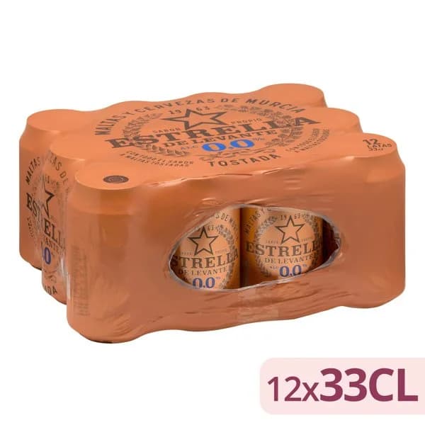 Cerveza 0 0% sin alcohol tostada Estrella de Levante - 1 ud - Imagen del producto en Findit