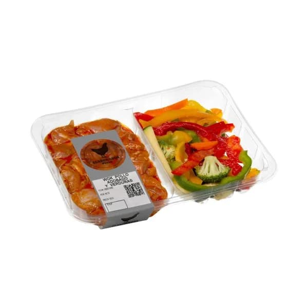 Wok de pollo adobado y verduras - 0.46 kg - Imagen del producto en Findit