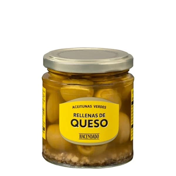 Aceitunas rellenas de queso Hacendado - 1 ud - Imagen del producto en Findit
