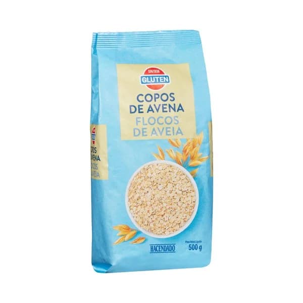 Copos de avena sin gluten Hacendado - 0.5 kg - Imagen del producto en Findit