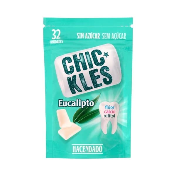 Chicles eucalipto gragea Hacendado - 0.05 kg - Imagen del producto en Findit
