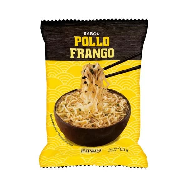 Fideos orientales sabor pollo Hacendado - 0.07 kg - Imagen del producto en Findit