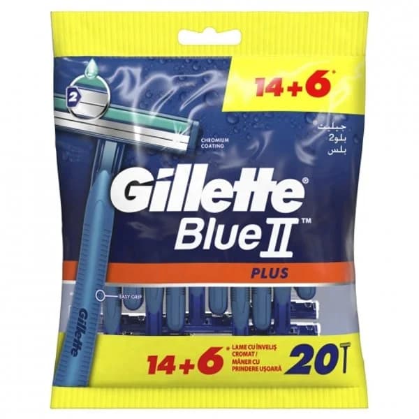 Maquinillas desechables Blue II Plus Gillette 14 ud. - 14.03 ud - Imagen del producto en Findit