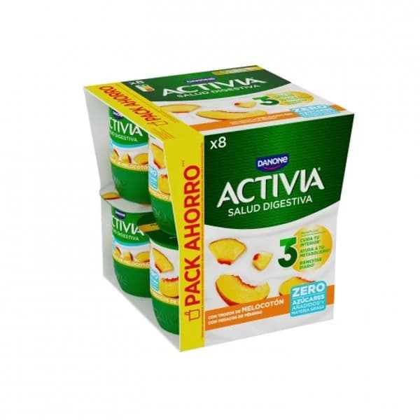 Yogur bífidus con melocotón 8x115 g - 0.92 kg - Imagen del producto en Findit
