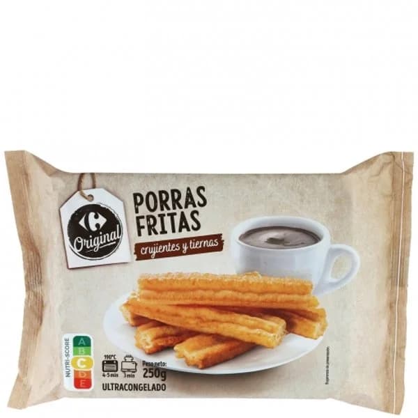 Porras fritas congeladas Carrefour Original 250 g. - 0.25 kg - Imagen del producto en Findit