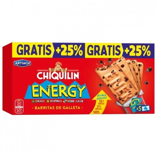 Galleta Chiquilin energy 200 g - 0.15 kg - Imagen del producto en Findit
