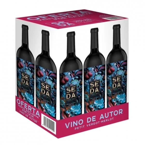 Caja 6 Bot. Seda Tinto - 1 ud - Imagen del producto en Findit