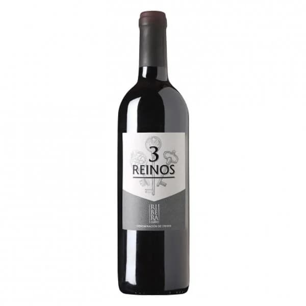 Vino D.O. Ribera del Duero tinto Tres Reinos 75 cl. - 1 ud - Imagen del producto en Findit