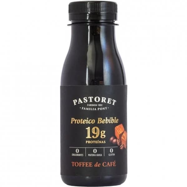 Yogur bebible alto en proteínas con toffee de café Pastoret sin gluten 250 g. - 0.25 kg - Imagen del producto en Findit