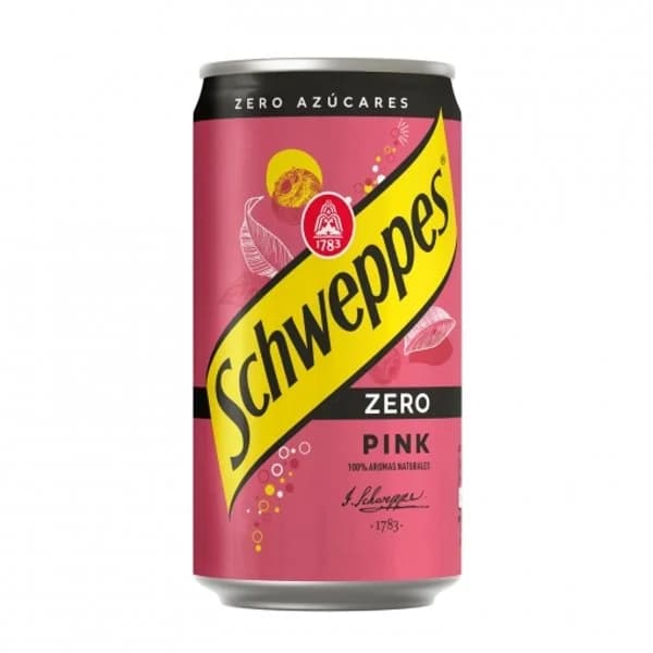 Tónica Schweppes pink zero lata 25 cl. - 0.33 l - Imagen del producto en Findit