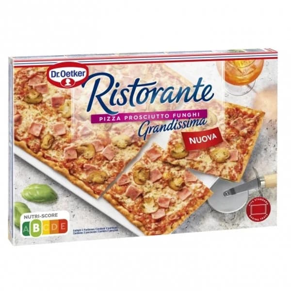 Pizza prosciutto funghi grandissima Ristorante 580 g. - 0.58 kg - Imagen del producto en Findit