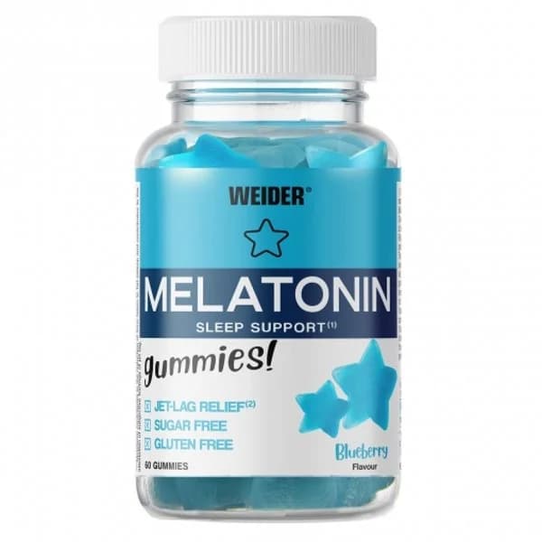 Caramelos de melatonina Weider sin gluten 60 ud. - 1 ud - Imagen del producto en Findit